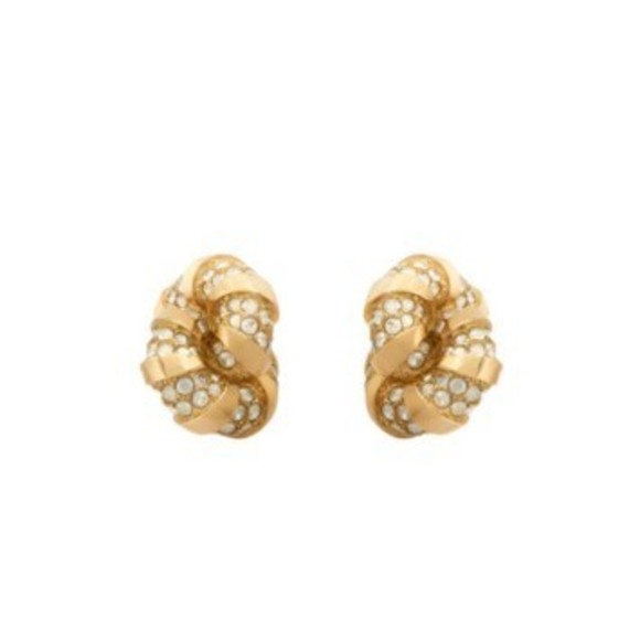 Lanvin Rhinestone Melodie Earrings - NWT